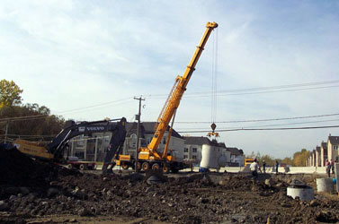 Laval 2004 - Construction of water and sewer pipes for municipal purpose