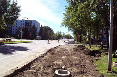 Laval 2003 - Remise à neuf des services publics (Pendant la construction)